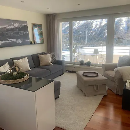 Fantastic Panorama Flat In Lejlighed St. Moritz