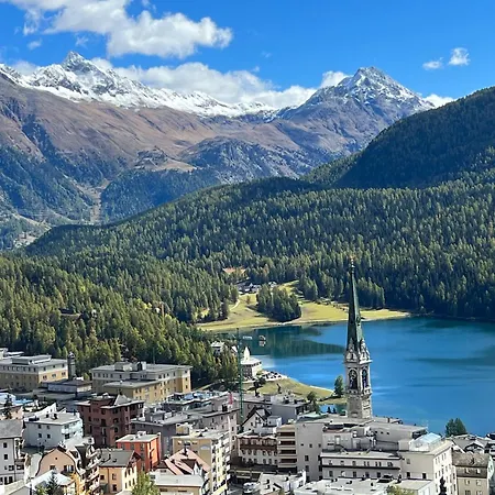 Lägenhet Fantastic Panorama Flat In St. Moritz