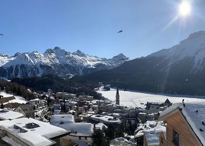Fantastic Panorama Flat In * Sankt Moritz