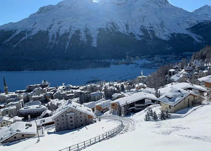 Fantastic Panorama Flat In Sankt Moritz